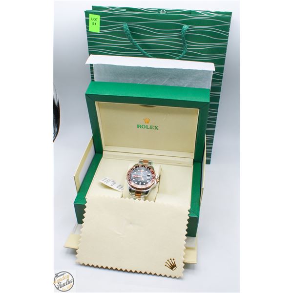 REPLICA FULLY AUTOMATIC ROLEX GMT MASTER II 40MM