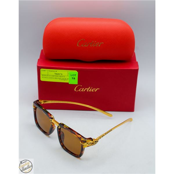 REPLICA CARTIER MEN'S SUNGLASSES BRAND NEW IN BOX