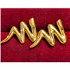 Image 1 : SILVER 3.8G GOLD PLATED EARRINGS