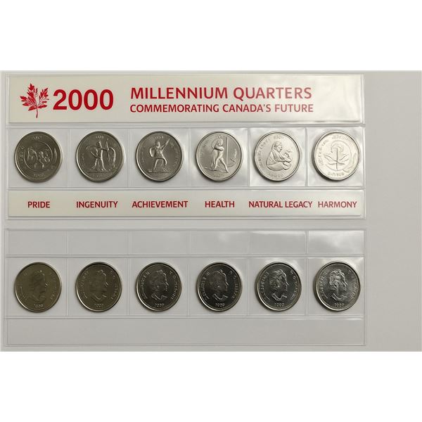 MILLENNUIM QUARTERS COINS 12