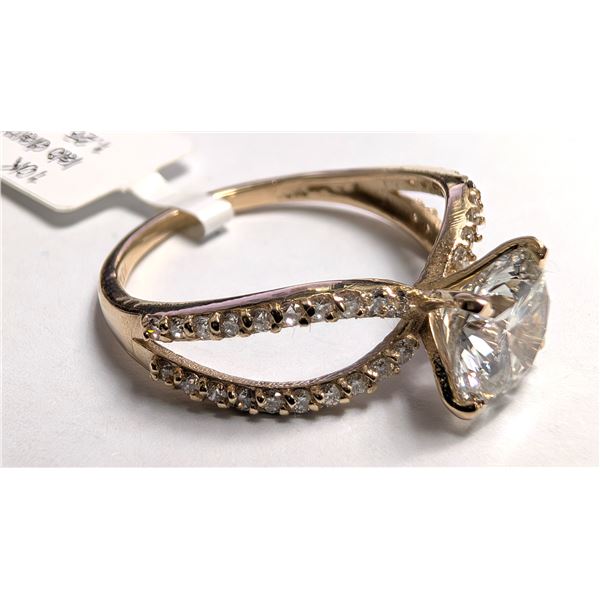 10K 2.19G LAB DIAMOND 1.61CT SIZE 7 RING