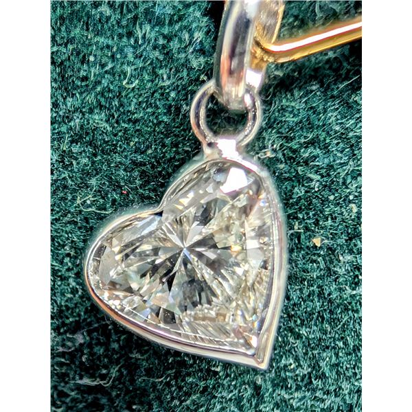 10K, LAB DIAMOND, 0.32G, 1CT PENDANT