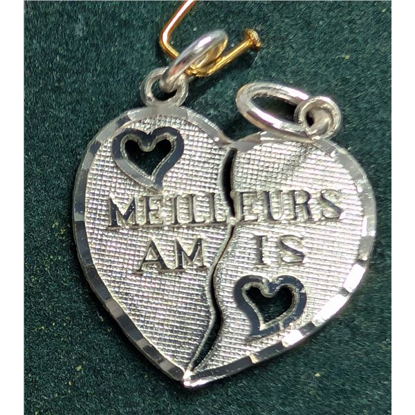 SILVER 1.2G HEART SHAPE PENDANT