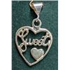 Image 1 : SILVER 1.3G HEART PENDANT