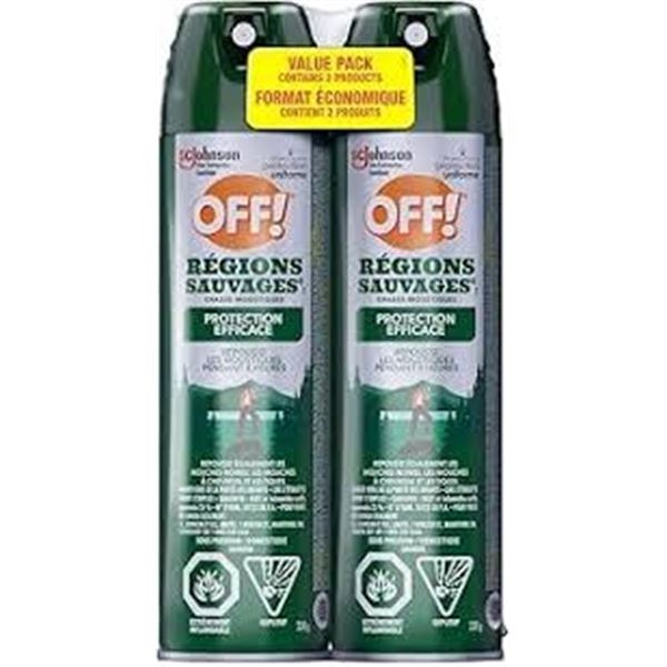 2 X 230G OFF! DEEP WOODS INSECT REPELLENT