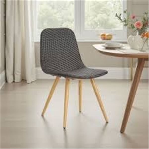 BRAND NEW ILLA SIDE DINING CHAIR MODERN STYLE GREY