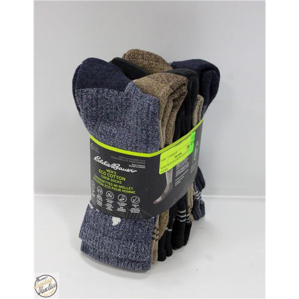 NEW PACK OF 6 MENS ECO COTTON SOCKS