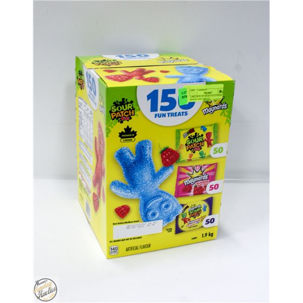 1.9KG BOX OF SOUR PATCH KIDS SNACK SIZE TREATS