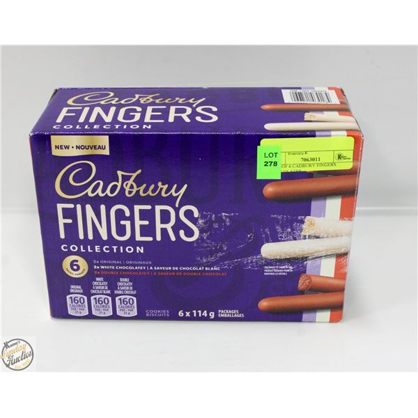 NEW CADBURY FINGERS CHOCOLATES 3 FLAVOUR VARIETY