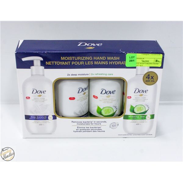 NEW DOVE MOISTURIZING HAND WASH GIFT SET