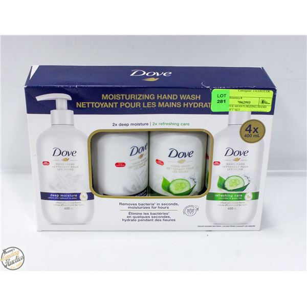 NEW DOVE MOISTURIZING HAND WASH GIFT SET