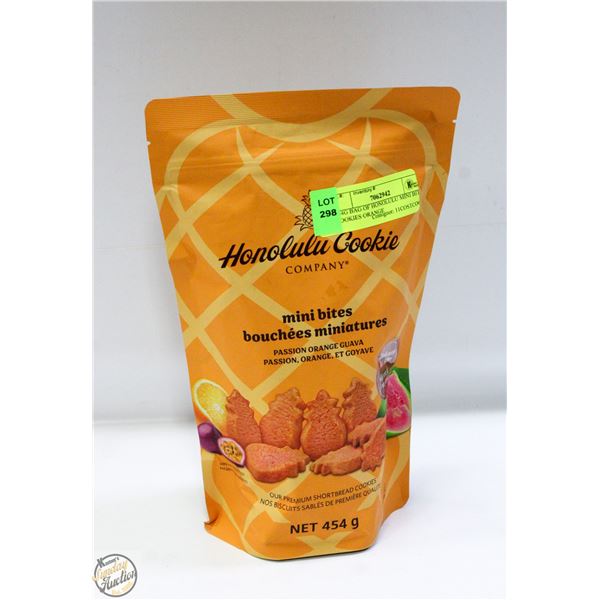 454G BAG OF HONOLULU MINI BITE SHORTBREAD COOKIES