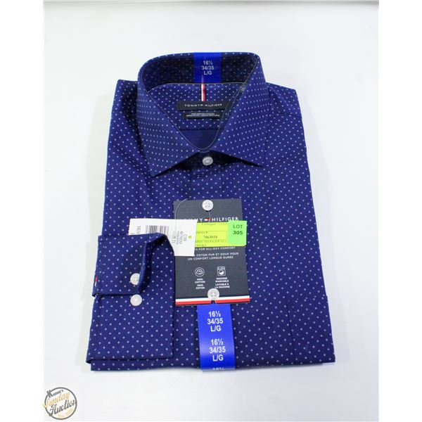 NEW TOMMY HILFIGER SZ LARGE COTTON SHIRT