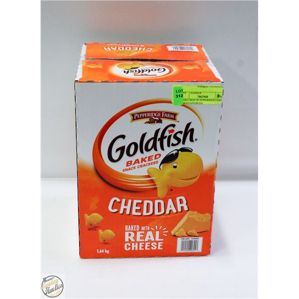 1.64KG BOX OF PEPPERIDGE FARMS BAKED GOLDFISH