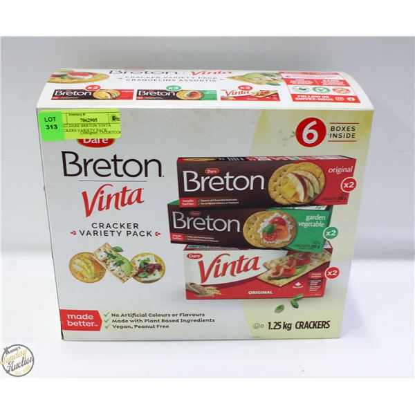 1.25KG DARE BRETON VINTA CRACKERS VARIETY PACK