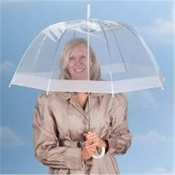 NEW CLEAR DOME UMBRELLA