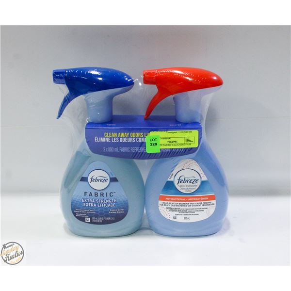 NEW 2PK FEBREEZE FABRIC FRESHNER SPRAY BOTTLES
