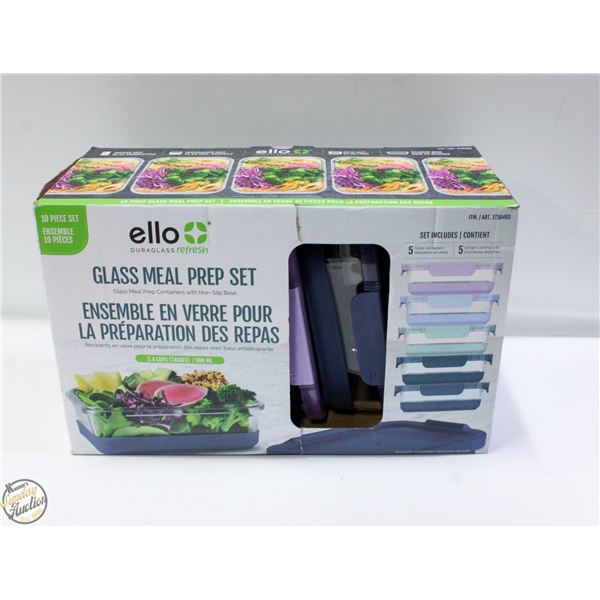 ELLO DURAGLASS 10PC MEAL PREP SET