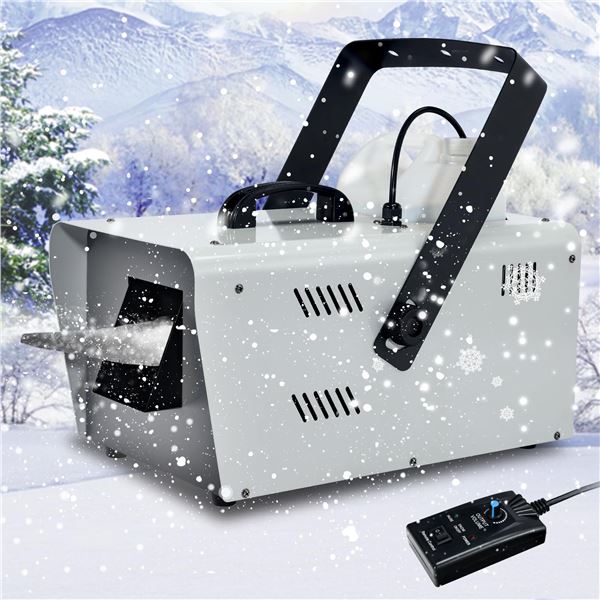 NEW TCFUNDY 1500W SNOW MACHINE SNOWFLAKE MAKER