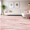 Image 1 : BRAND NEW TCHDIO WASHABLE RUG 8 X 10FT BROWN PINK