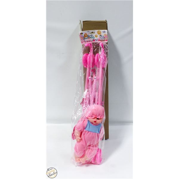 BRAND NEW RYD SWEET DOLL BABY STROLLER PINK