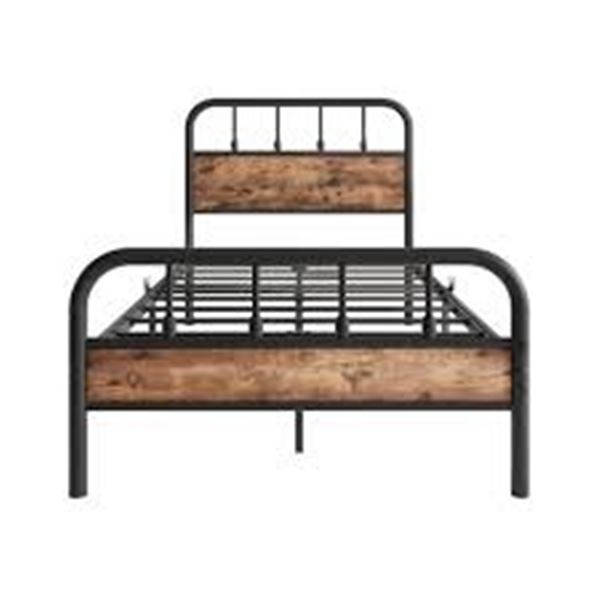 BRAND NEW TWIN SZ BED FRAME WITH HEADBOARD