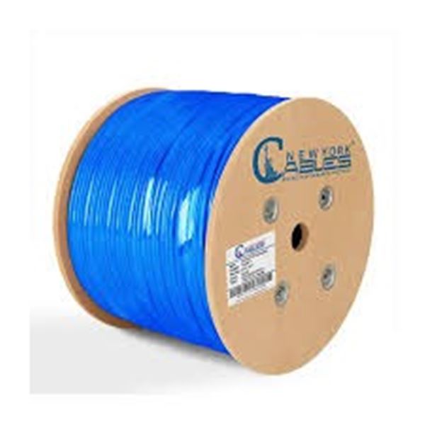 BRAND NEW NEW YORK CABLES 1000FT CAT6 PREMIUM BLUE