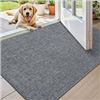 Image 1 : NEW COLOR G FRONT DOOR MAT GREY 36 X 60"