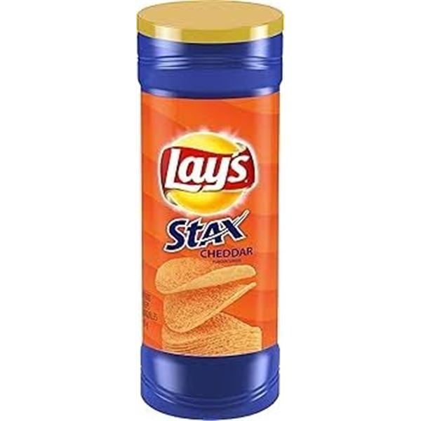 17 X 155G LAYS STAX CHEDDAR