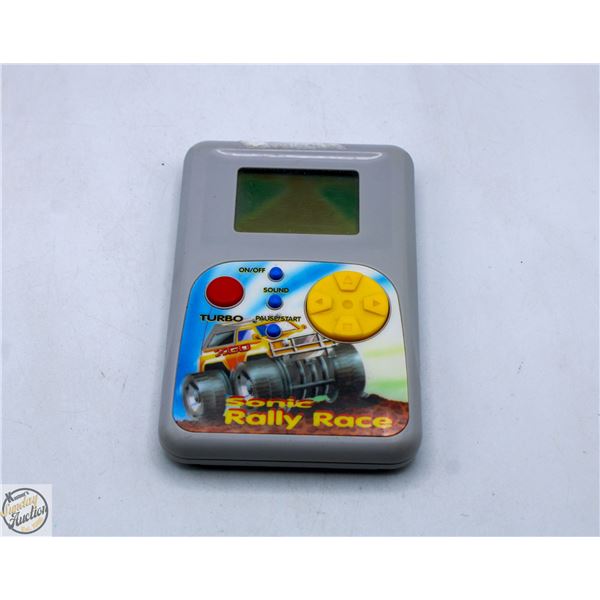 VINTAGE HANDHELD SONIC RALLY RACE VIDEO GAME