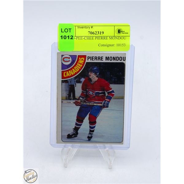 1978 O-PEE-CHEE PIERRE MONDOU #102