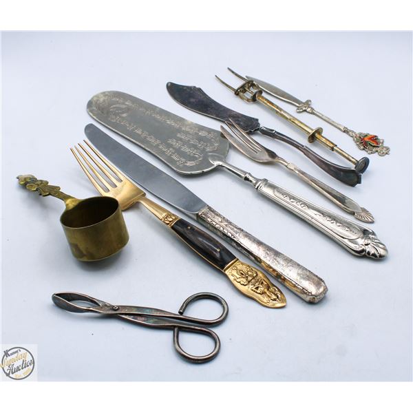 LOT OF VARIOUS OLD ESTATE ITEMS