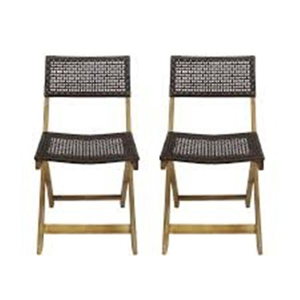 BRAND NEW BISTRO SIDE CHAIR FOLDABLE 2PCS