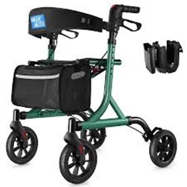 NEW W BOX WALK MATE ROLLATOR WALKER FOR SENIORS