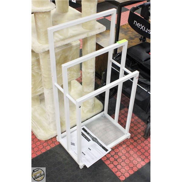 NEWLY ASSEMBLED FREE STANDING 3-TIER TOWEL RACK