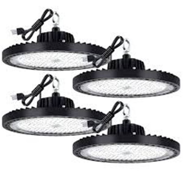 BRAND NEW 4PK SUPER BRIGHT LED HIGH BAY LIGHTS 200