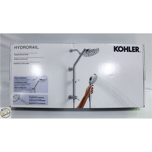 KOHLER HYDRORAIL 3-IN-1 SHOWER COLUMN KIT