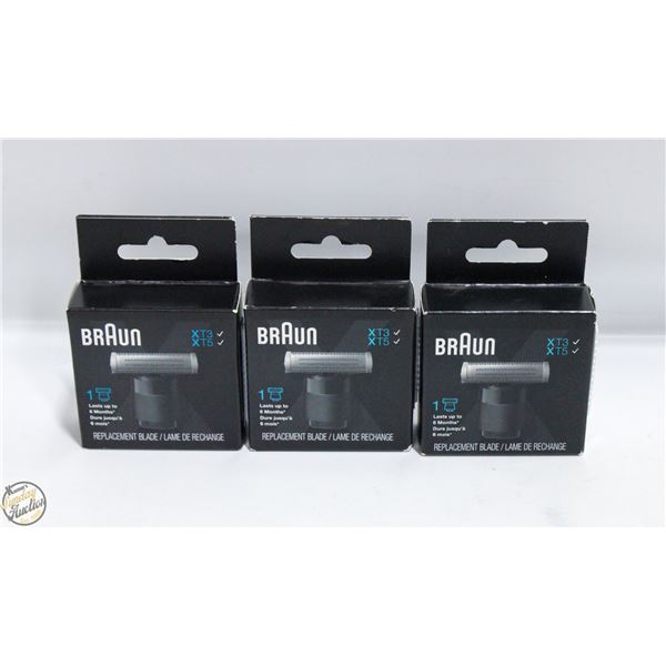 SEALED 3 BRAUN SERIES X REPLACEMENT BLADES