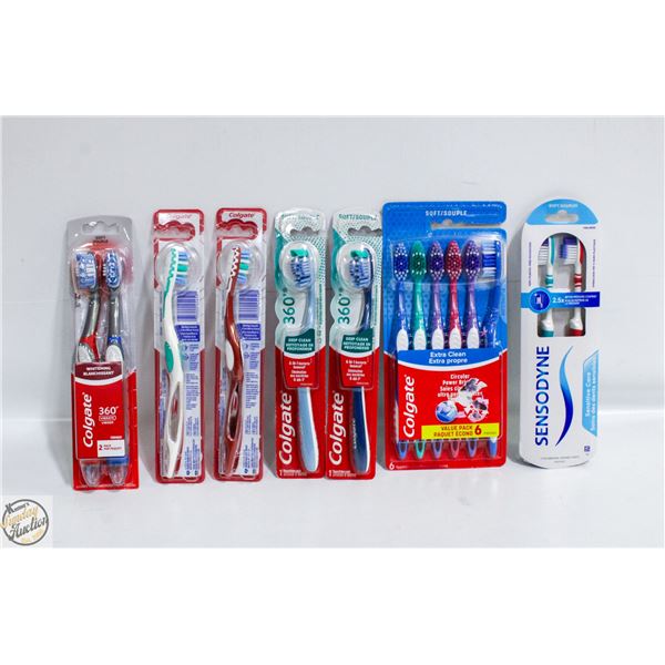 NEW LOT OF TOOTHBRUSHES