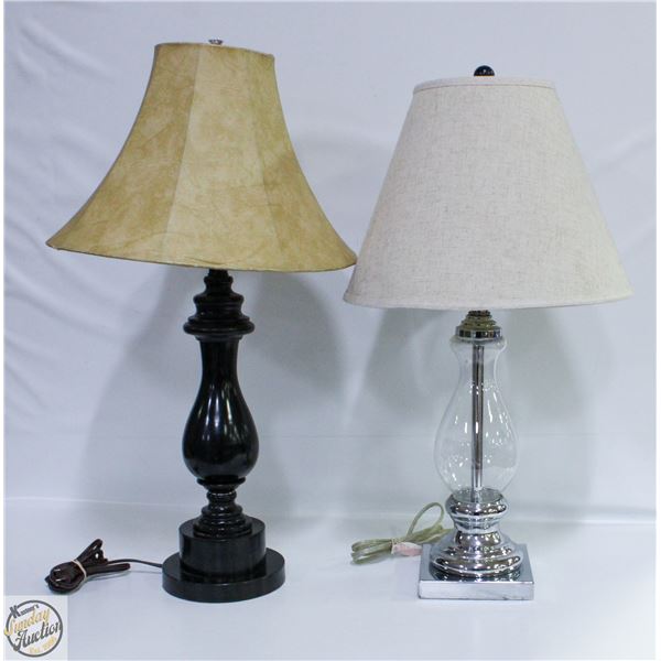 2 TABLE LAMPS