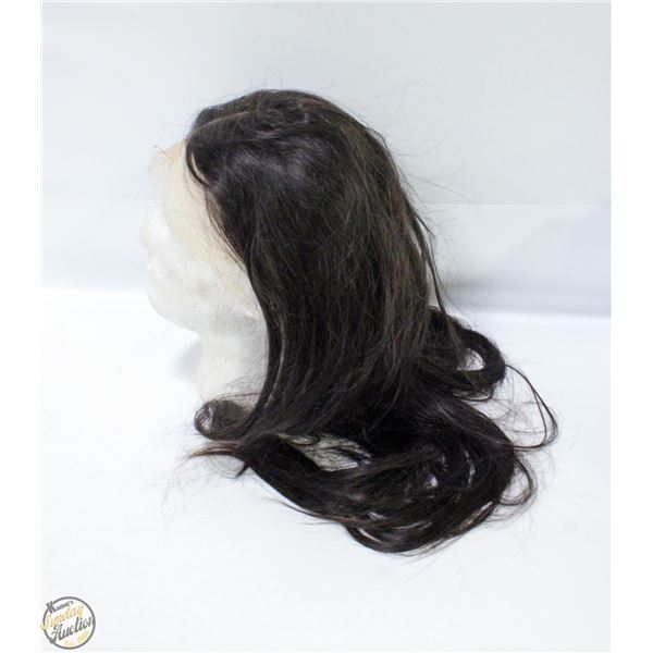 100% HUMAN HAIR STRAIGHT FULL FRONTAL 26" WIG