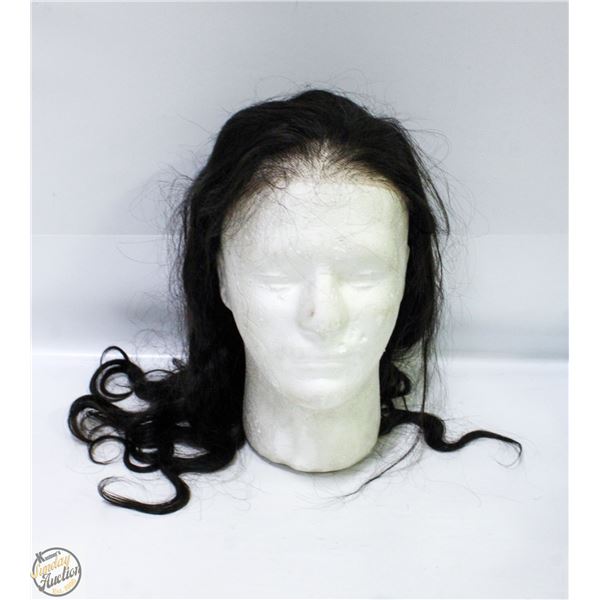 100% HUMAN HAIR BODY WAVE FULL FRONTAL 16" WIG