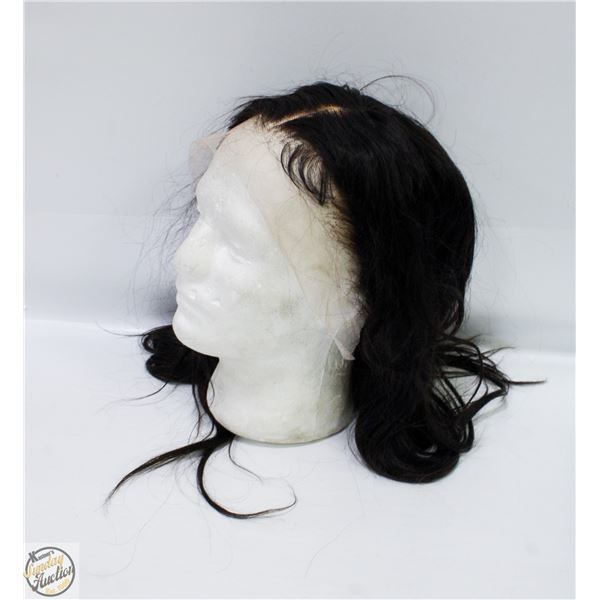 100% HUMAN HAIR STRAIGHT FULL FRONTAL 18" WIG