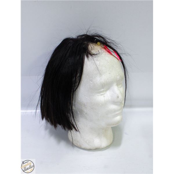 100% HUMAN HAIR PIXIE CUT CLOSURE 8" WIG