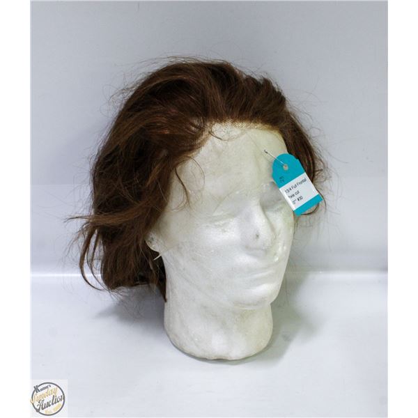 100% HUMAN HAIR PIXIE CUT FULL FRONTAL 10" WIG