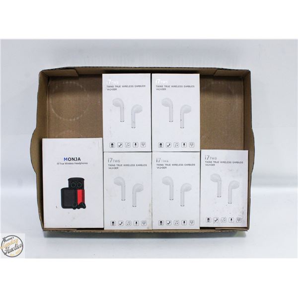 LOT OF NEW EARBUDS & EARPODS