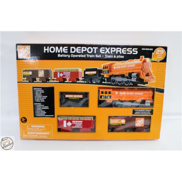 HOME DEPOT TRAIN SET
