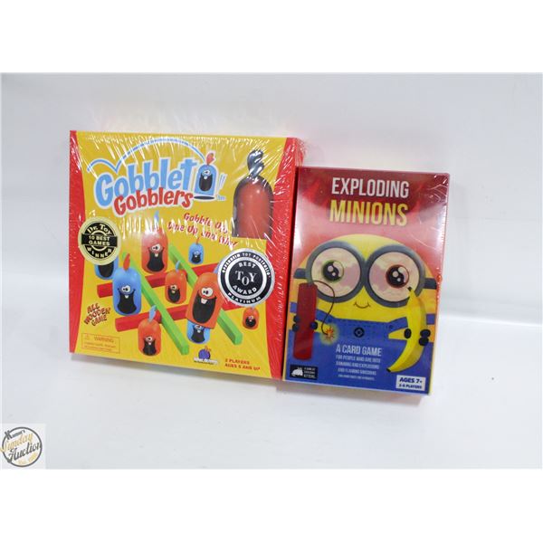 SEALED BLUE ORANGE GOBBLET