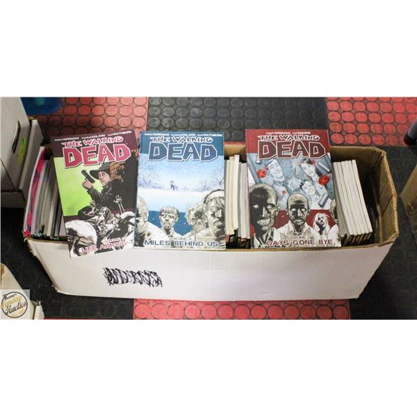 LONGBOX OF MARVEL, DC & INDEPENDENT GRAPHIC NOVELS