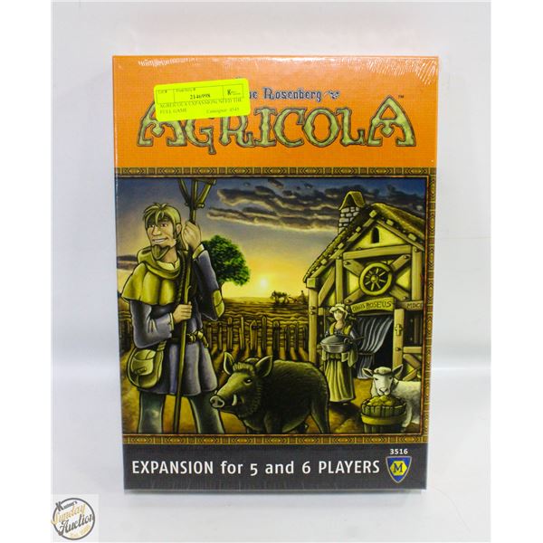AGREICOLA EXPANSION( NEED THE FULL GAME